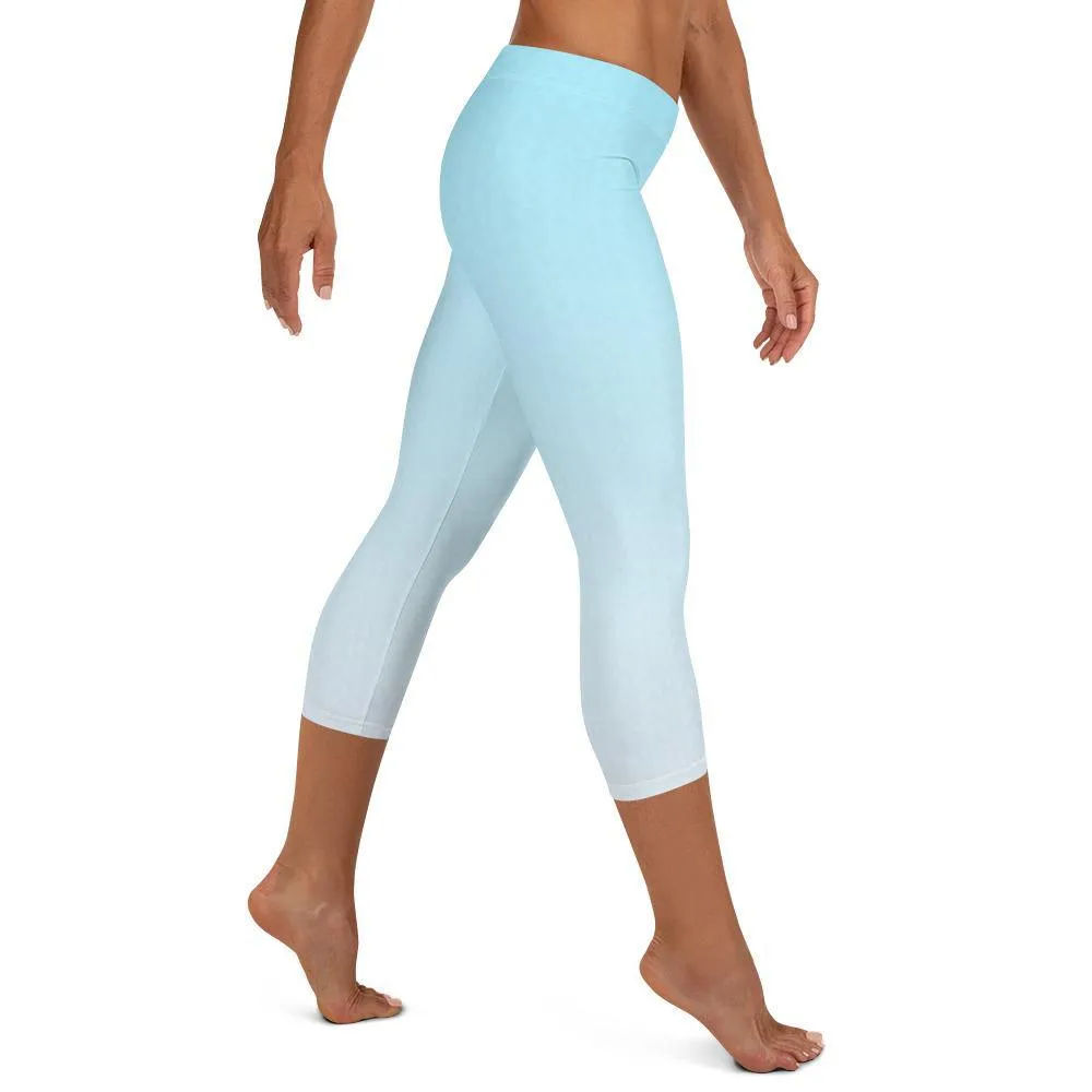 Arctic Ice Ombre Low Waist Capri