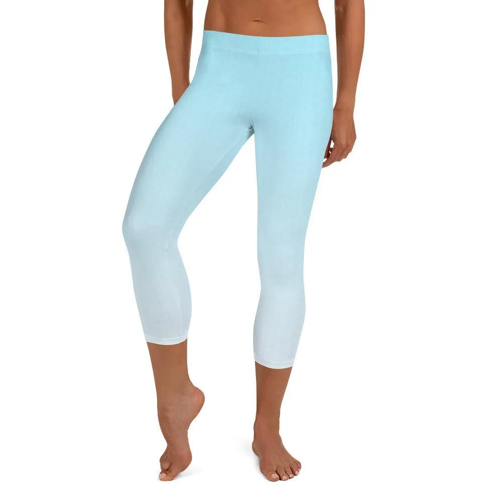 Arctic Ice Ombre Low Waist Capri