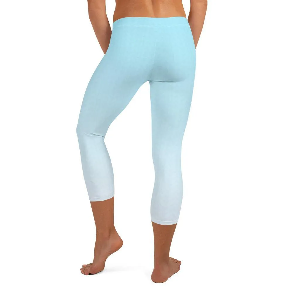 Arctic Ice Ombre Low Waist Capri