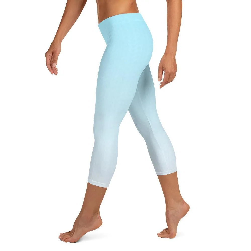Arctic Ice Ombre Low Waist Capri