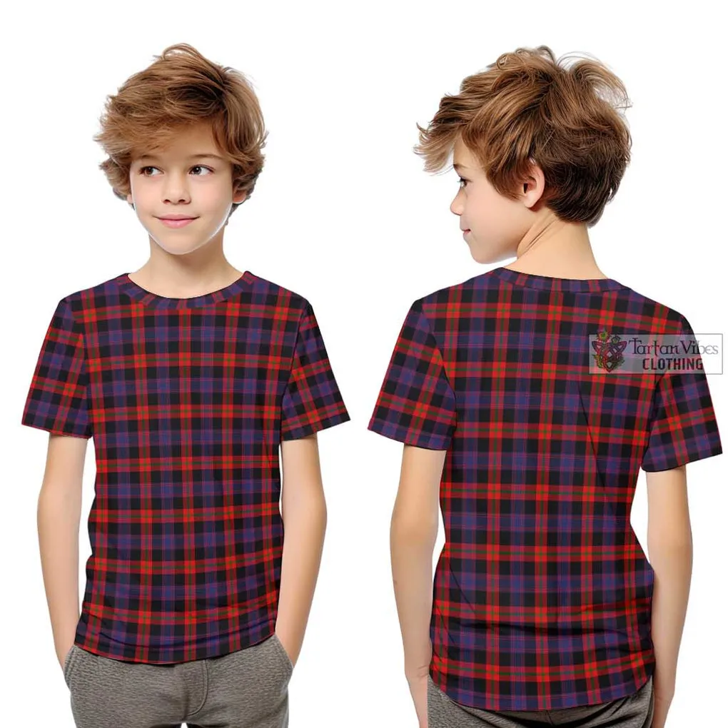 Brown (Broun) Tartan Kid T-Shirt