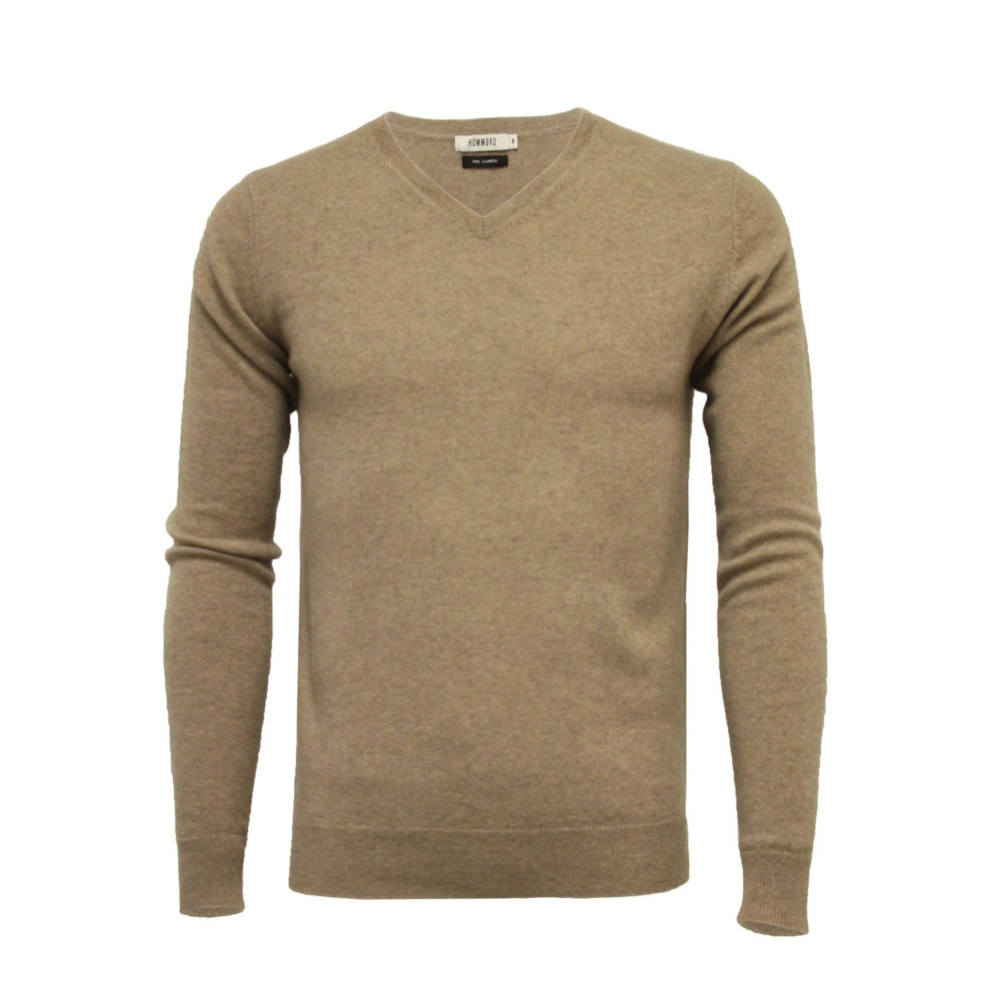 Cashmere V Neck Sweater Silver Grey