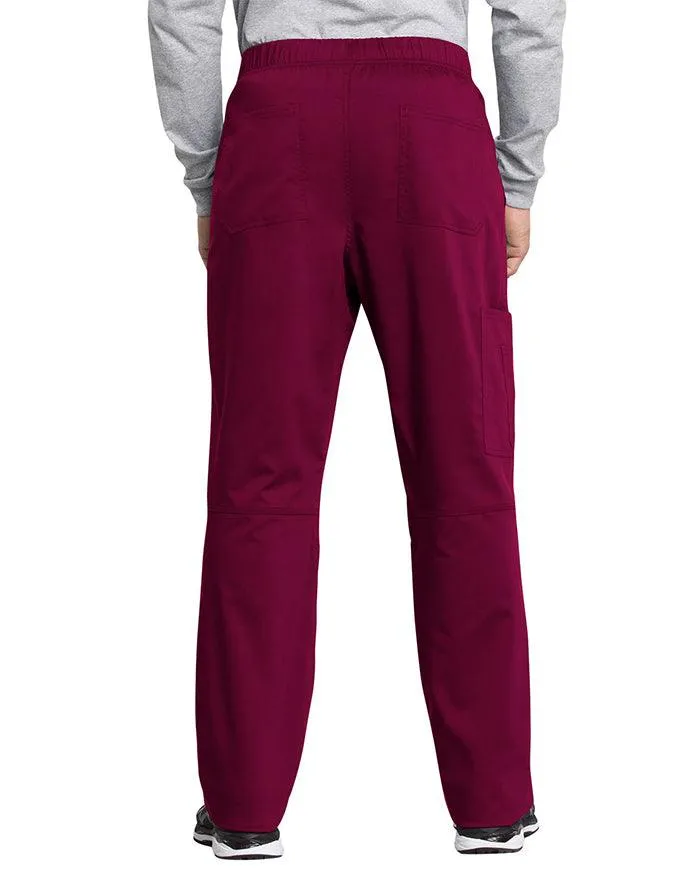 Cherokee Workwear Revolution Tech Men's Mid Rise Straight Leg Zip Fly Petite Pant