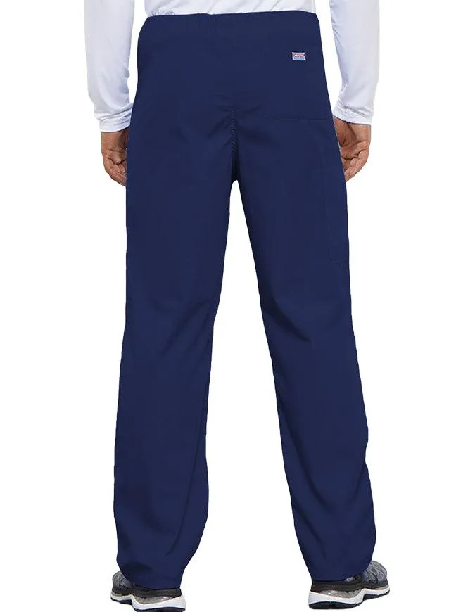 Cherokee Workwear Revolution Tech Men's Mid Rise Straight Leg Zip Fly Petite Pant
