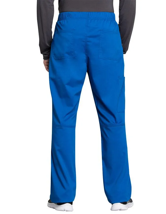 Cherokee Workwear Revolution Tech Men's Mid Rise Straight Leg Zip Fly Petite Pant