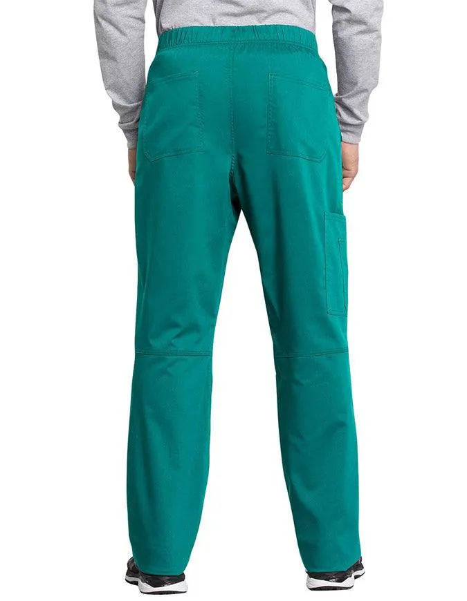 Cherokee Workwear Revolution Tech Men's Mid Rise Straight Leg Zip Fly Petite Pant