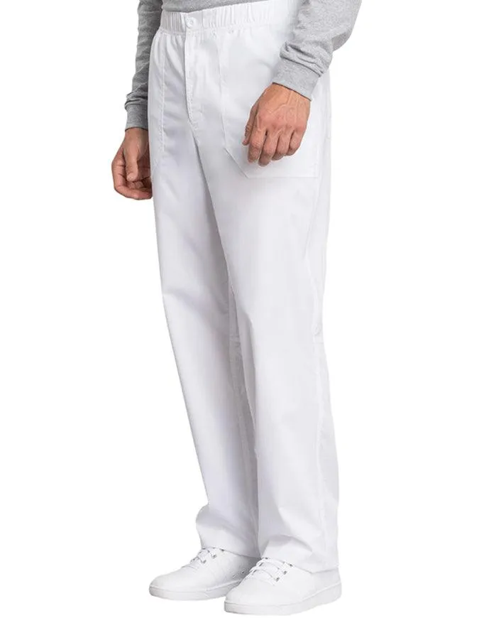 Cherokee Workwear Revolution Tech Men's Mid Rise Straight Leg Zip Fly Petite Pant