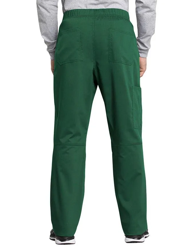 Cherokee Workwear Revolution Tech Men's Mid Rise Straight Leg Zip Fly Petite Pant