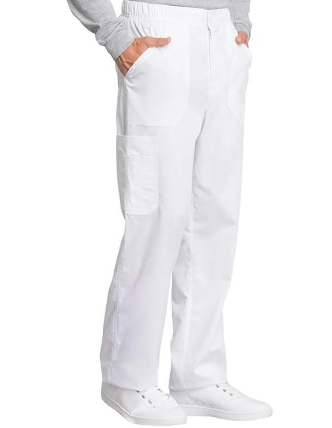 Cherokee Workwear Revolution Tech Men's Mid Rise Straight Leg Zip Fly Petite Pant