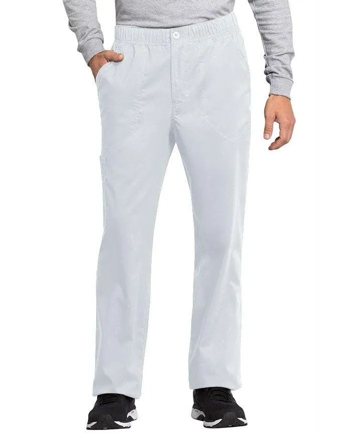 Cherokee Workwear Revolution Tech Men's Mid Rise Straight Leg Zip Fly Petite Pant