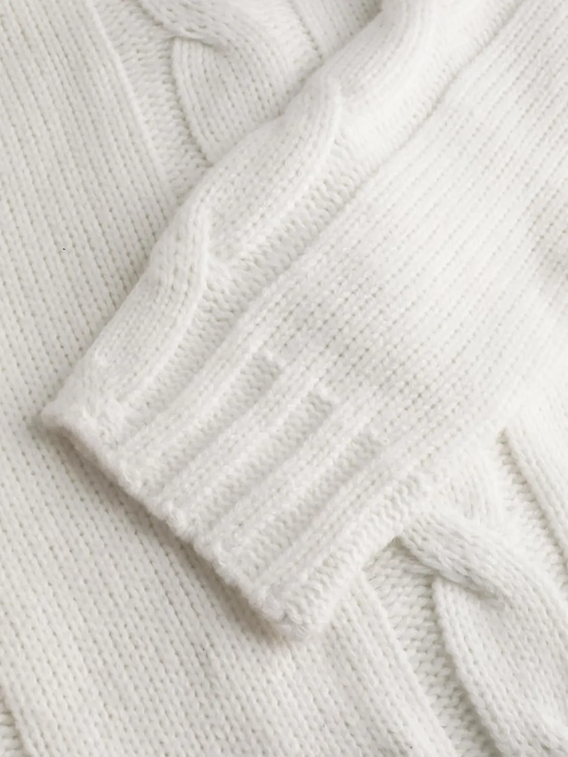 CIDER Cardigan Sweater for Women V Neck Cable Knit Long Sleeve Button Down Tops with Pockets
