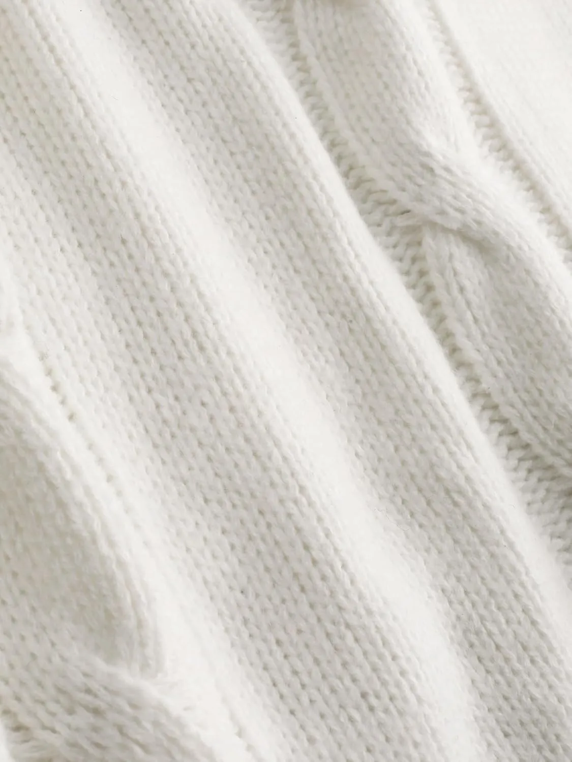 CIDER Cardigan Sweater for Women V Neck Cable Knit Long Sleeve Button Down Tops with Pockets