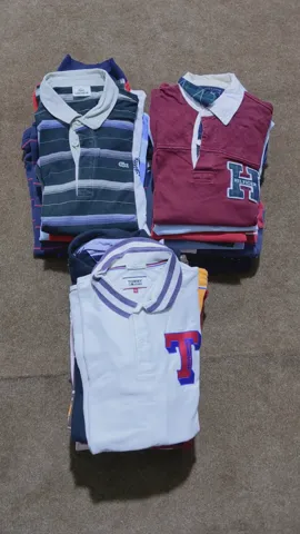 Lacoste and Tommy Hilfiger Polo Shirts
