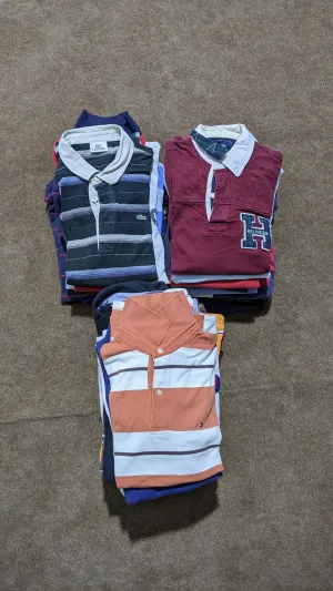 Lacoste and Tommy Hilfiger Polo Shirts