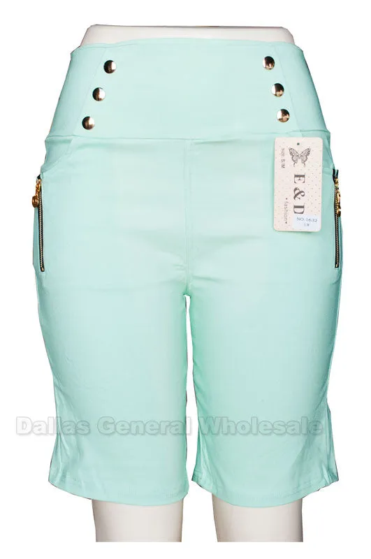 Ladies Fashion Bermuda Capris Wholesale