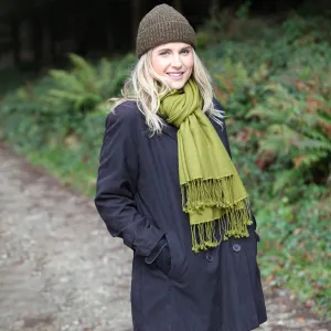 Luxury Pashmina Shawl Chartreuse