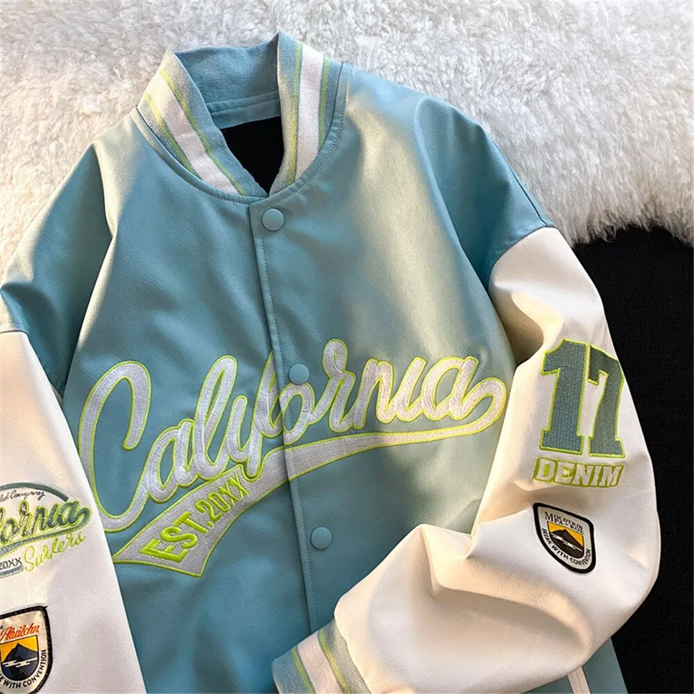 Retro Bomber Letterman Jacket