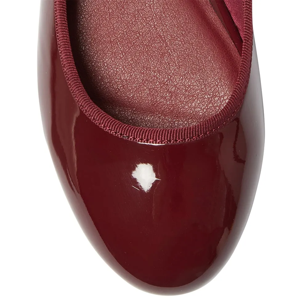 Sweet Flat in Cherry Patent