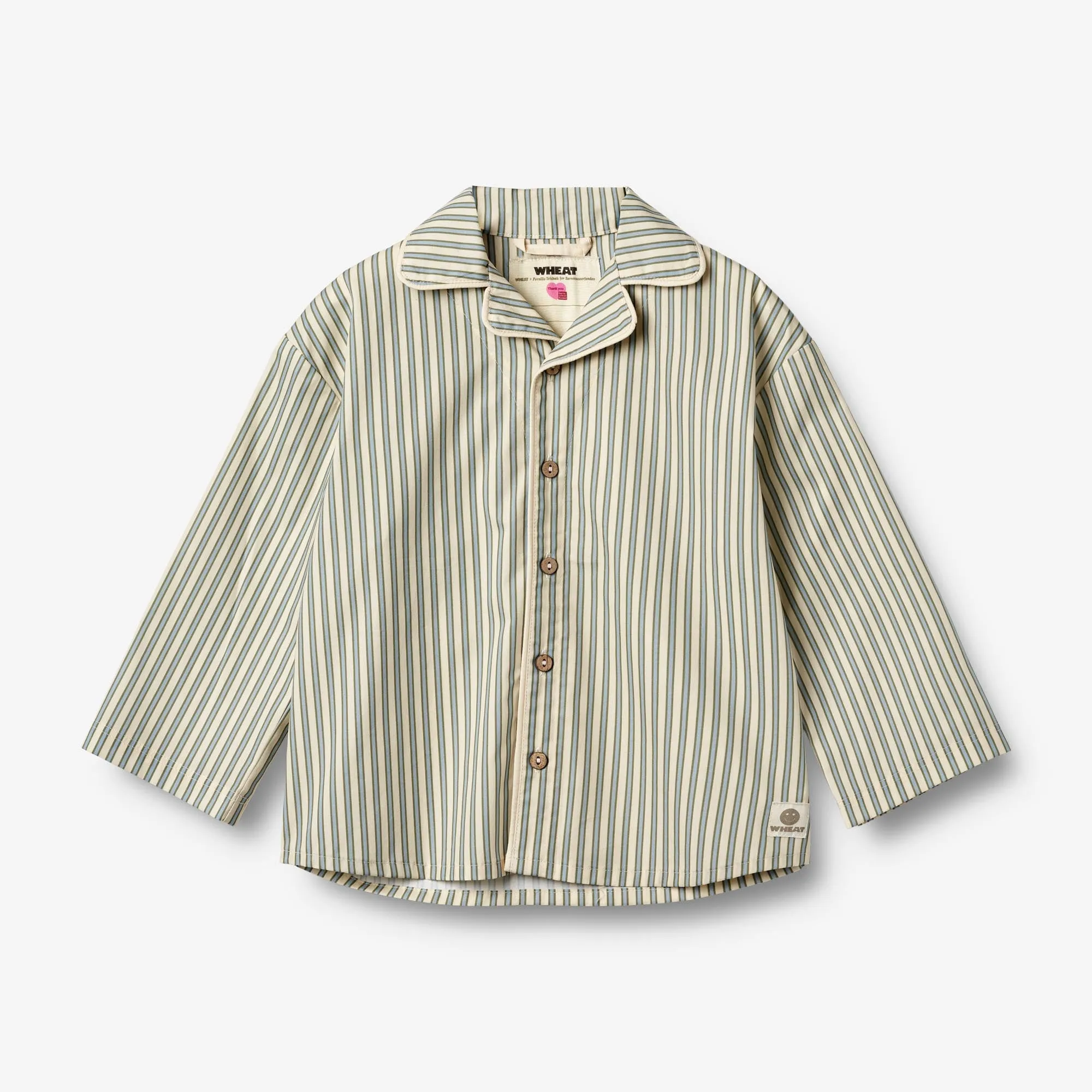 Wheat x Pernille Teisbæk | Pajamas Bebbo - soft stripe