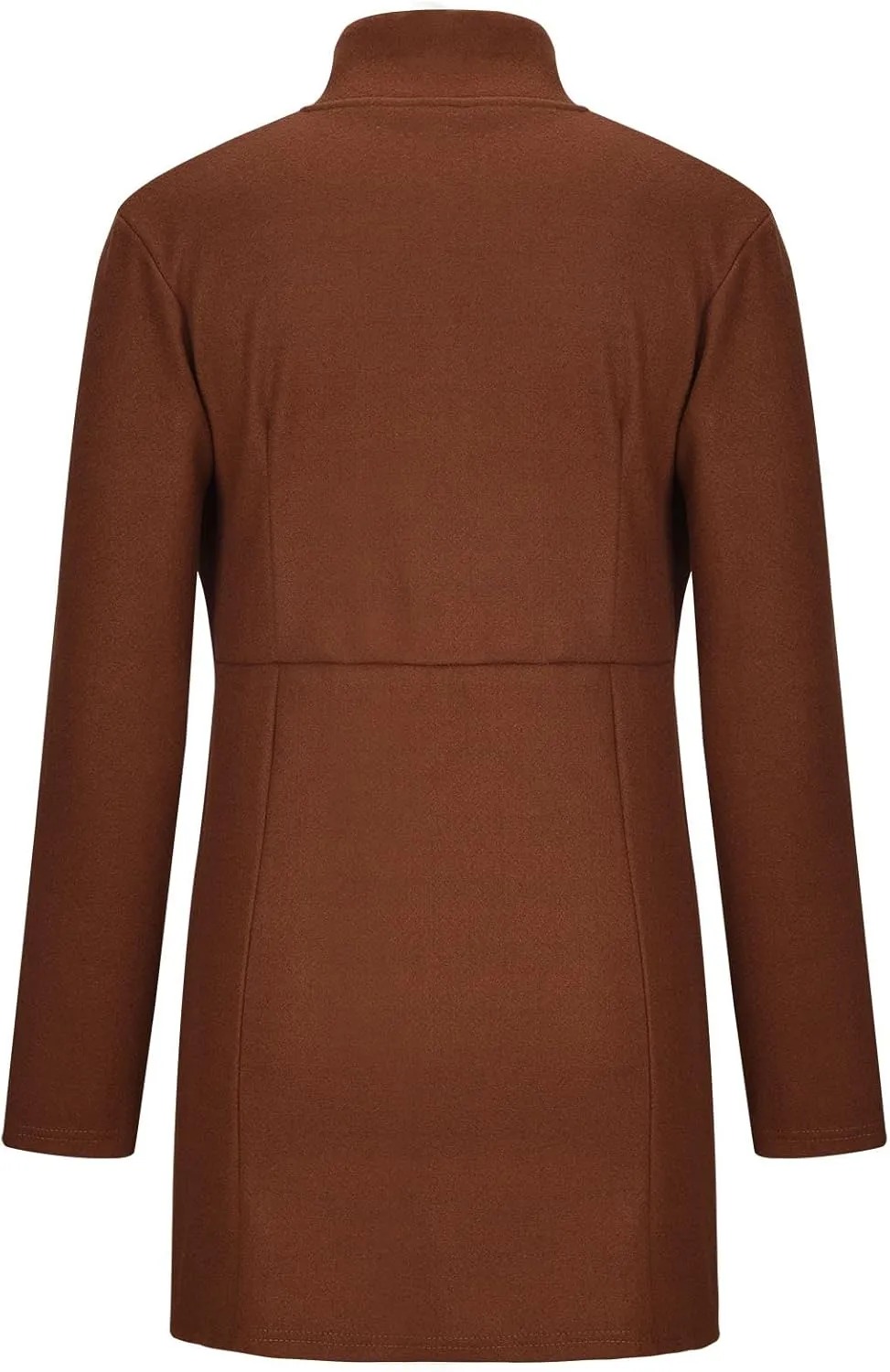 Women's Trench Coats Open Front Fit Knitted Sweater Coat Spring Fall Fashion 2024 Casual Overcoat Solid Jackets